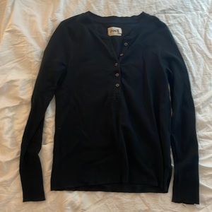 Pact long sleeve cotton Henley